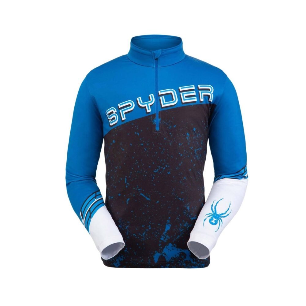 Spyder Mandate Zip T-Neck blue